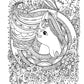 KC Doodle Art Whimsical Animals Coloring Book