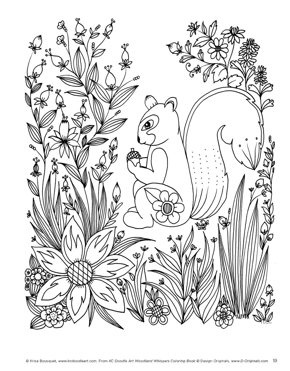 KC Doodle Art Woodland Whispers Coloring Book Fox Chapel Publishing Co.