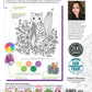 KC Doodle Art Woodland Whispers Coloring Book