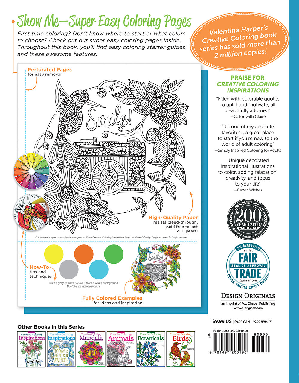 Creative Coloring Inspirations from the Heart - Fox Chapel Publishing Co.