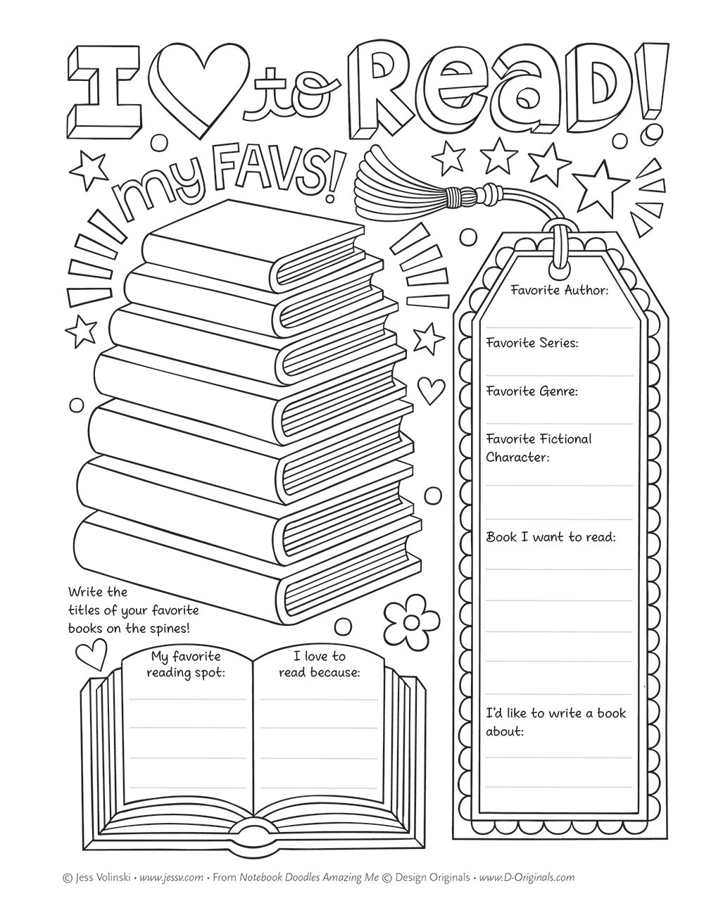 Design Originals Notebook Doodles Amazing Me - Customized Coloring Book  Personalized with Name and a Special Note from You to Make a Thoughtful  Gift