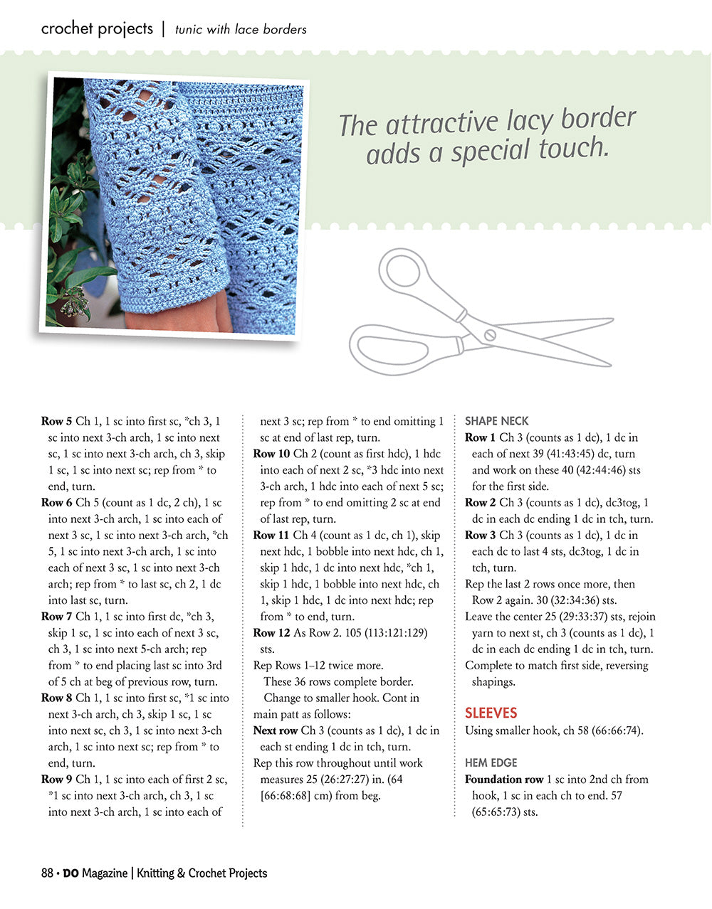 DO Magazine Presents Knitting & Crochet Projects