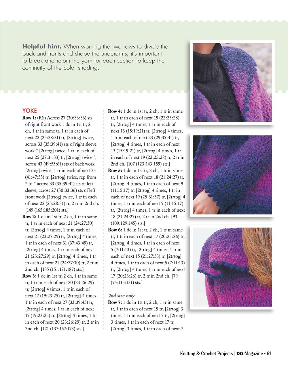 DO Magazine Presents Knitting & Crochet Projects