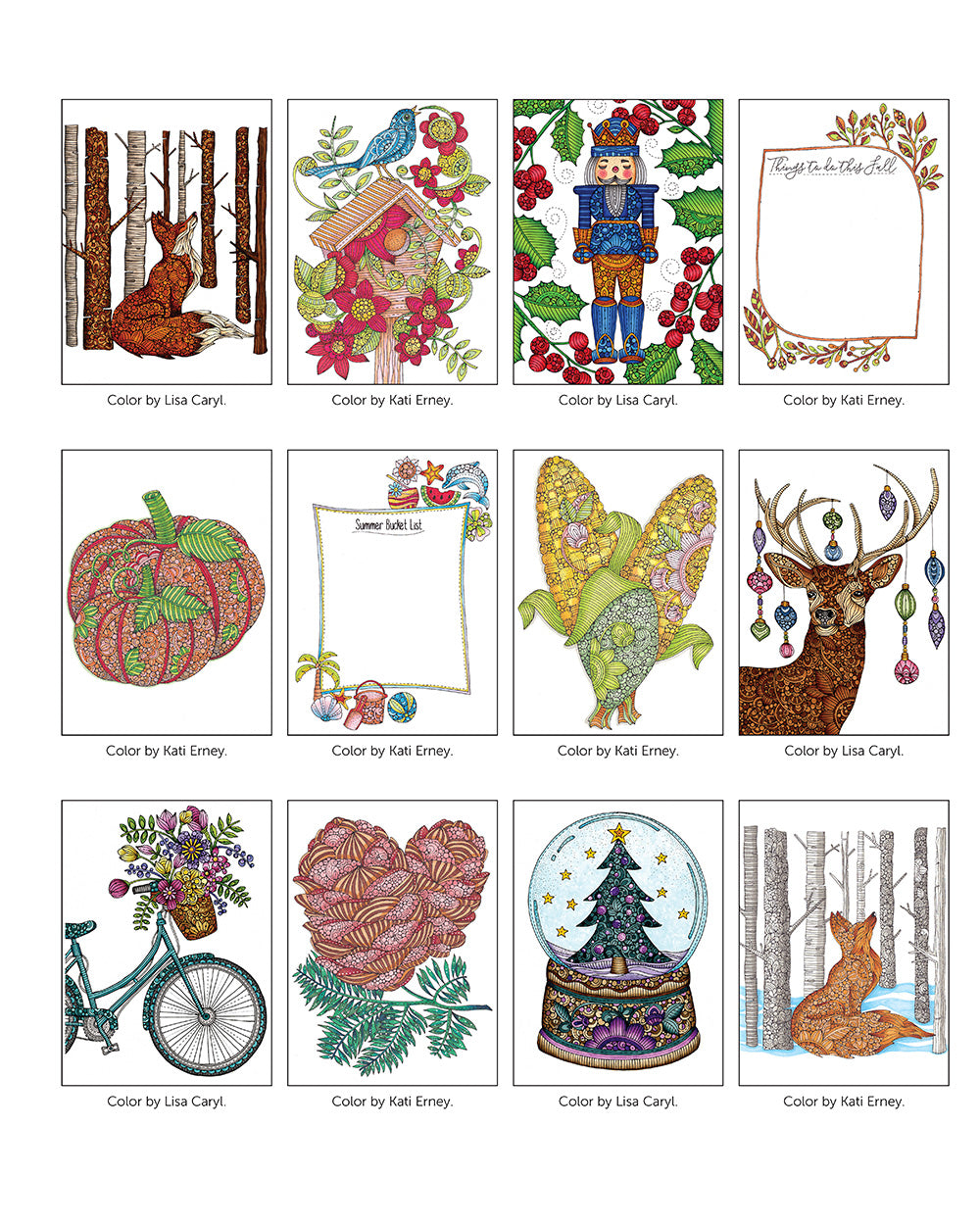 Creative Coloring Through the Seasons - Fox Chapel Publishing Co.