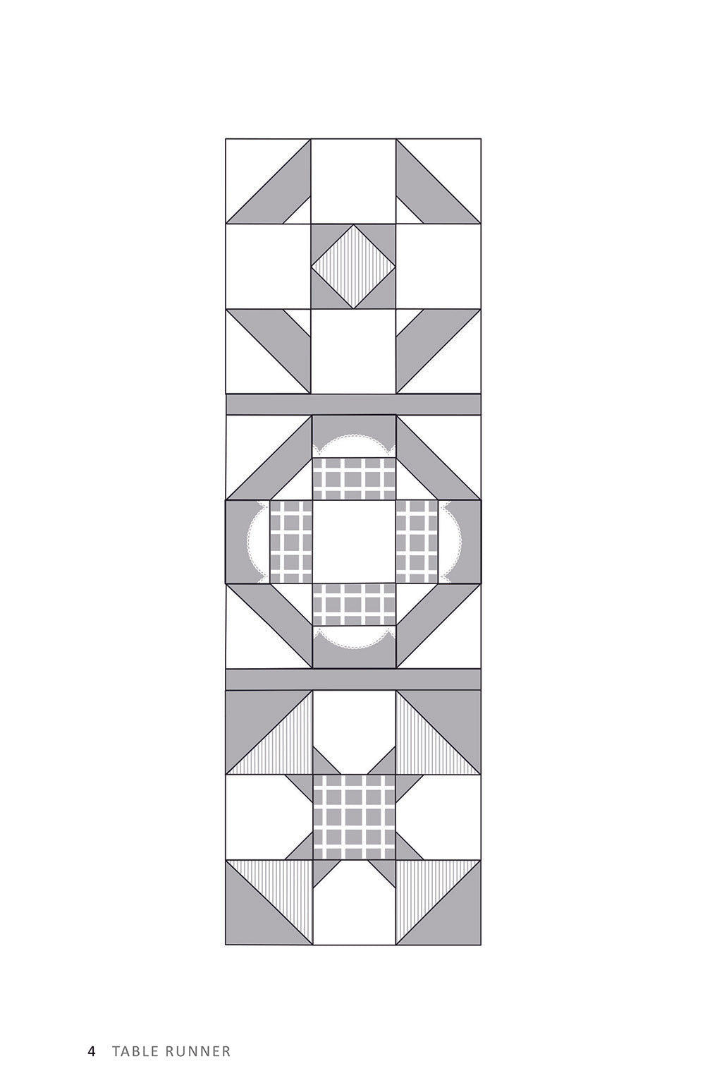Quilt & Learn Table Runner Quilt Pattern