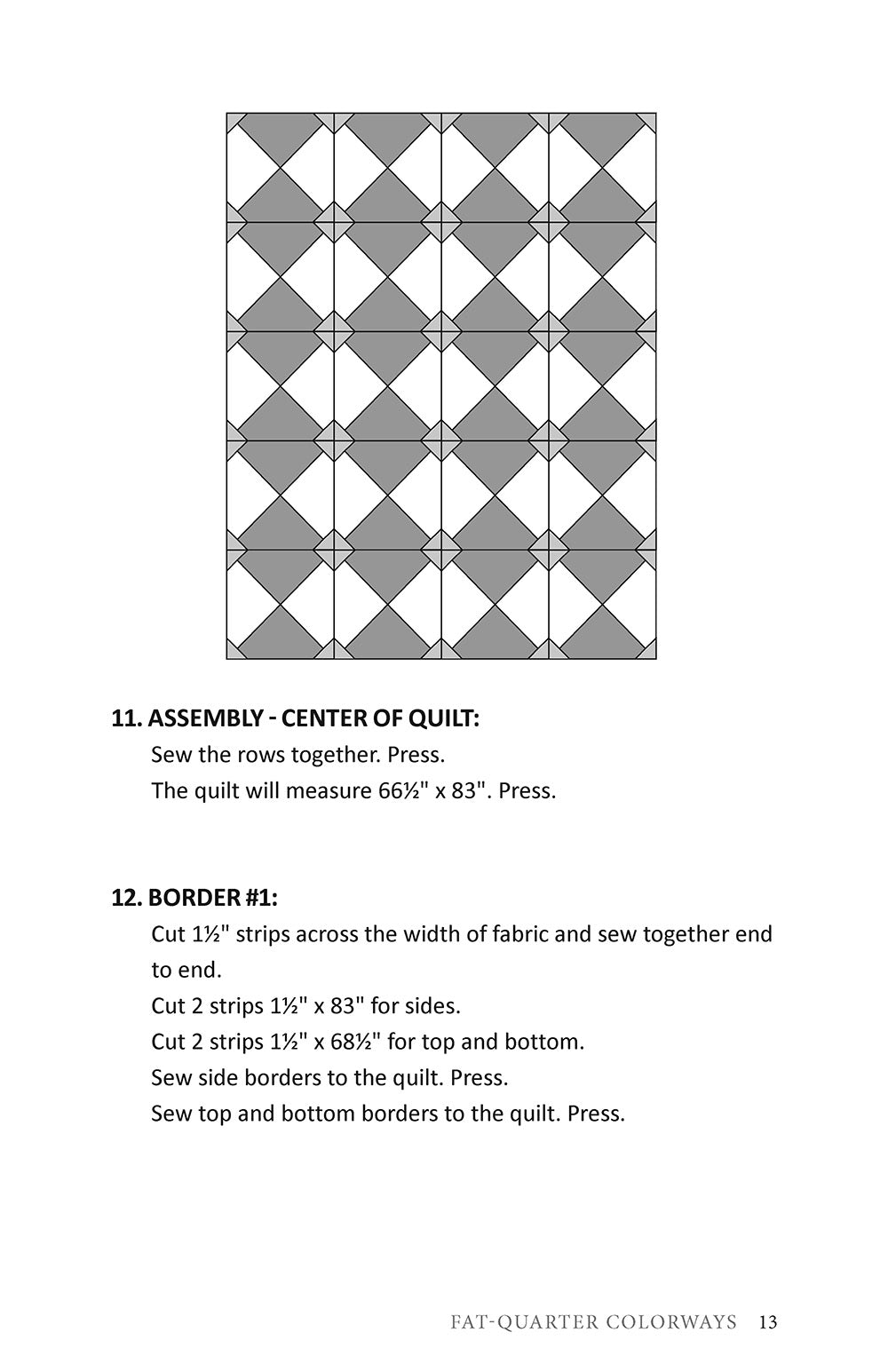 Fat-Quarter Colorways Quilt Pattern - Fox Chapel Publishing Co.