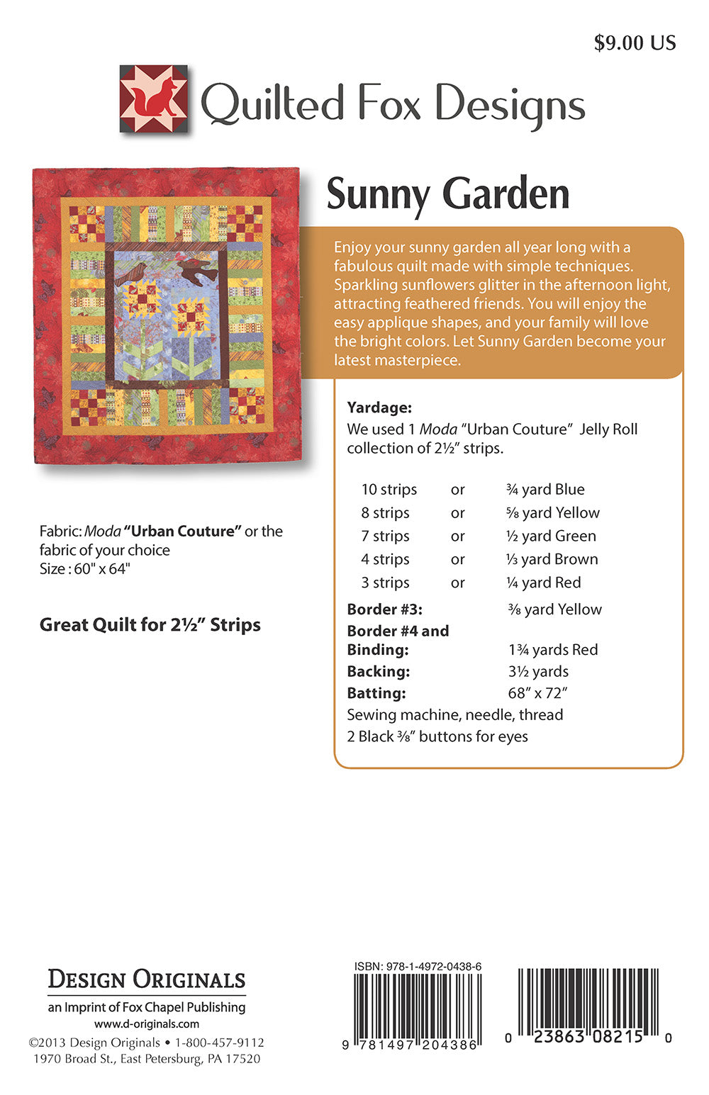 Sunny Garden Quilt Pattern