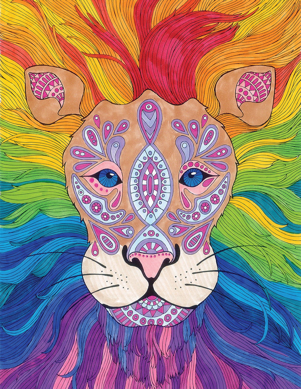 Hello Angel Fun & Fantastic Animals Adult Coloring Collection - Fox Chapel Publishing Co.