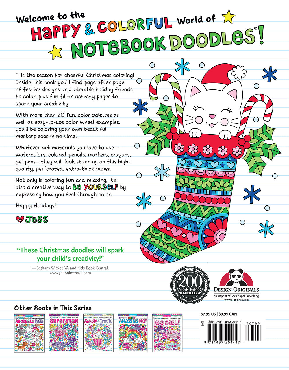 Notebook Doodles Christmas - Fox Chapel Publishing Co.