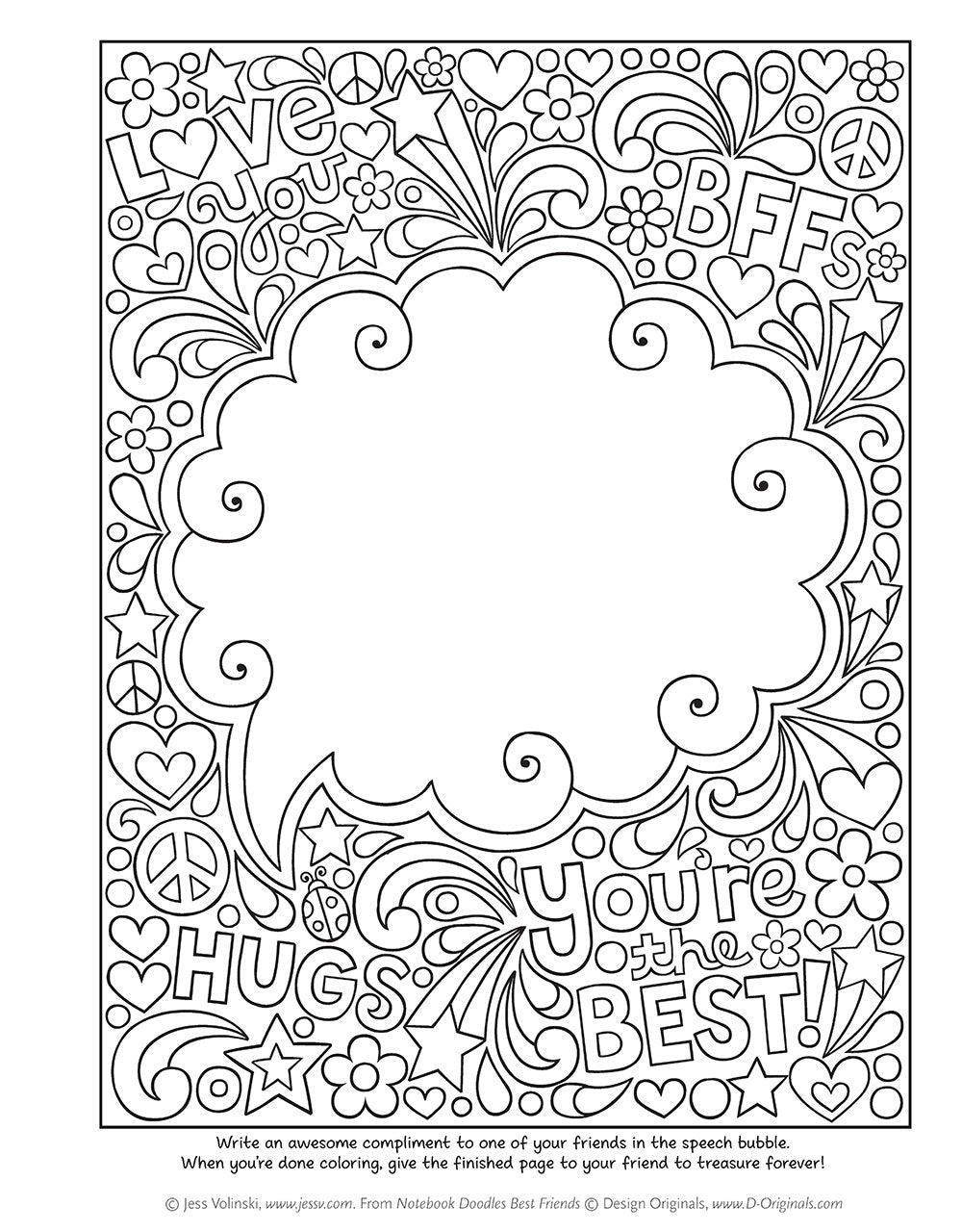 Notebook Doodles Best Friends - Fox Chapel Publishing Co.