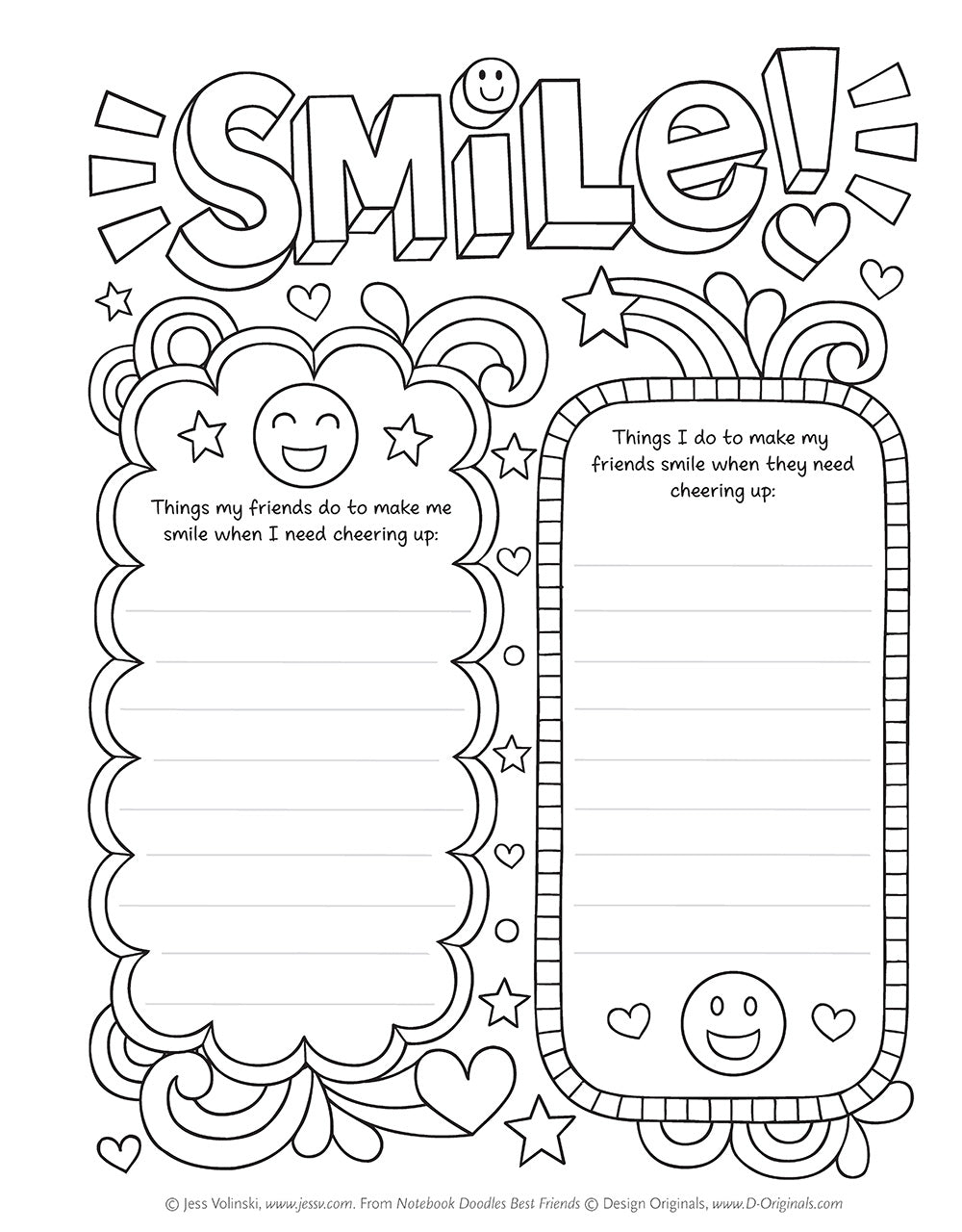 Notebook Doodles Best Friends - Fox Chapel Publishing Co.