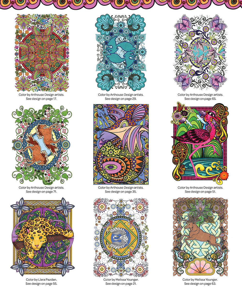 Reflections: Birds and Animals Coloring Book - Fox Chapel Publishing Co.