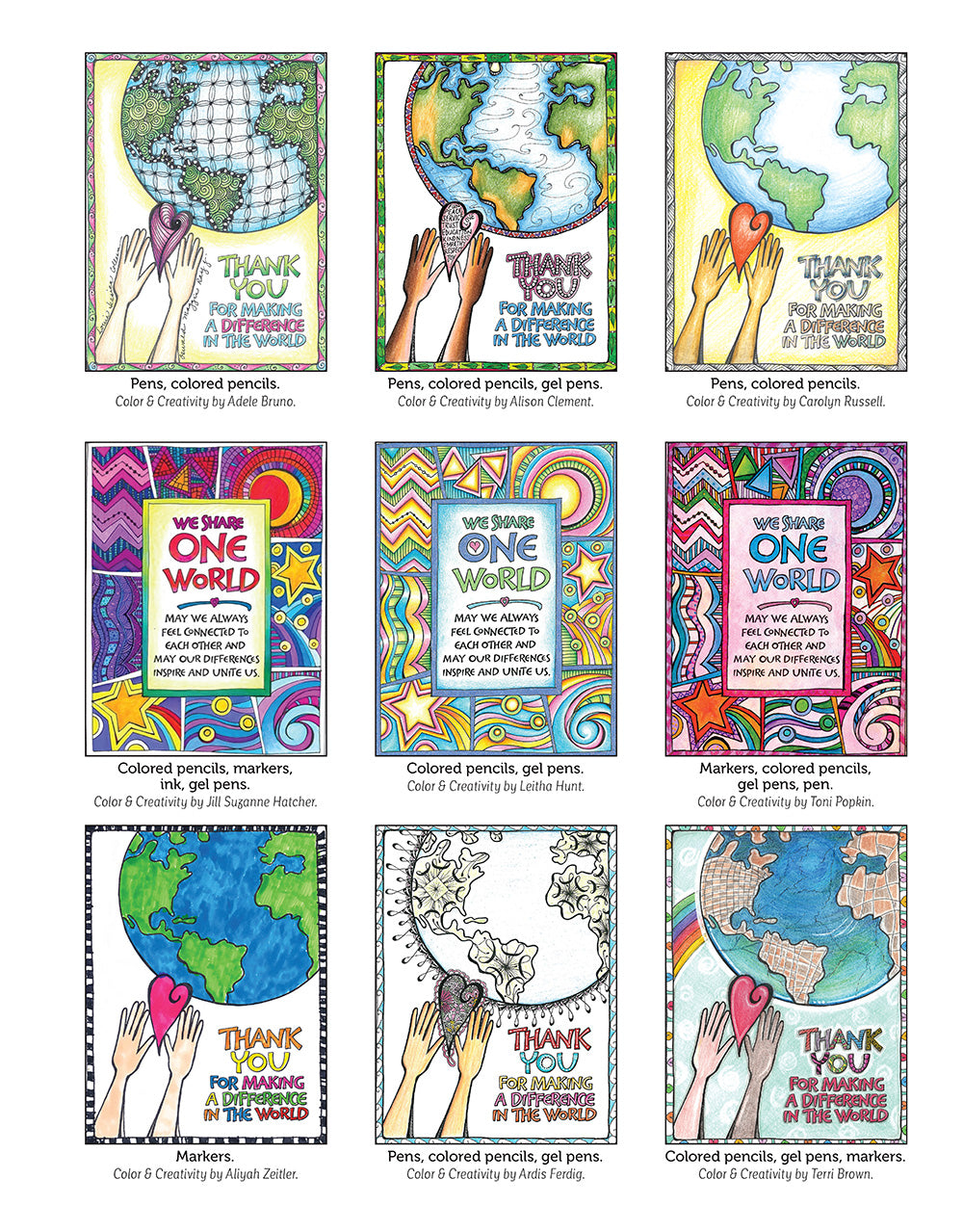 Expressions of Hope Coloring Book - Fox Chapel Publishing Co.