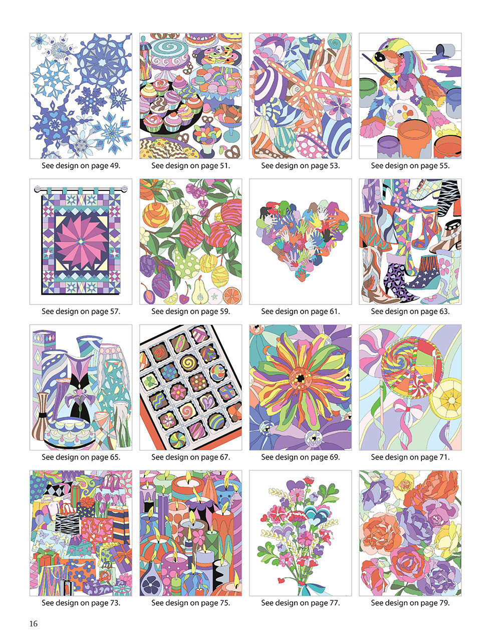 Color by Number the Simple Joys of Life - Fox Chapel Publishing Co.