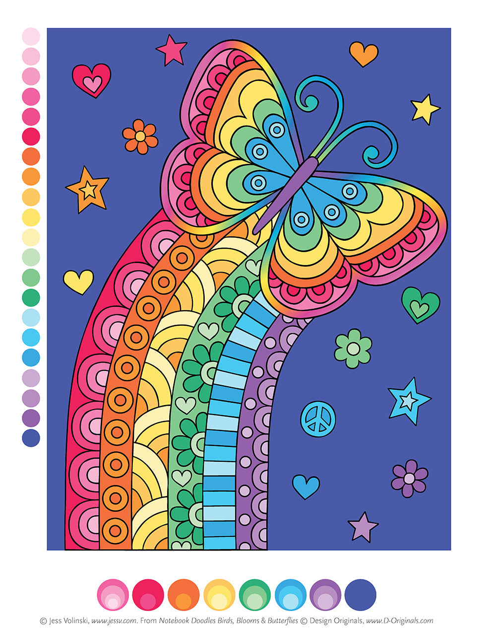 Notebook Doodles Birds, Blooms & Butterflies - Fox Chapel Publishing Co.