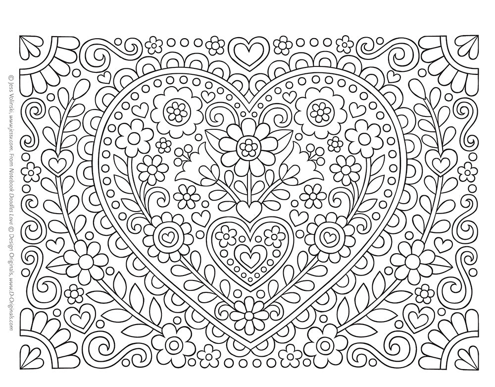 Notebook Doodles Love - Fox Chapel Publishing Co.