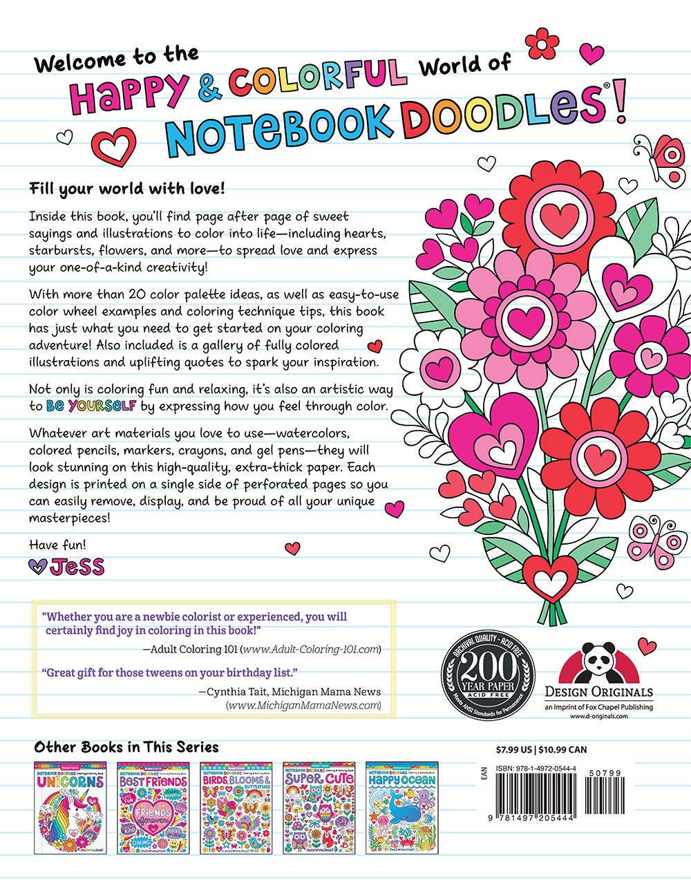 Notebook Doodles Love - Fox Chapel Publishing Co.