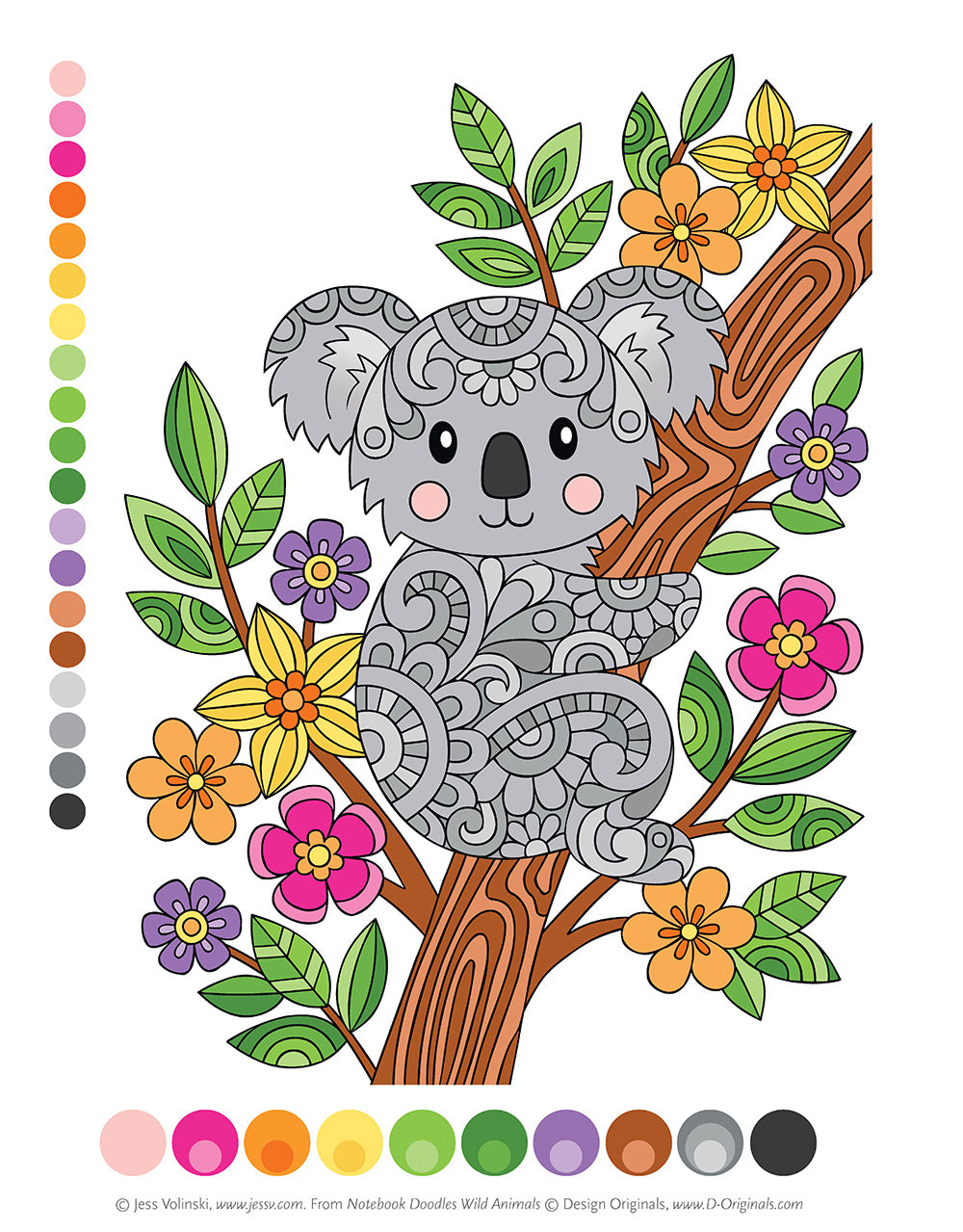 Notebook Doodles Wild Animals - Fox Chapel Publishing Co.