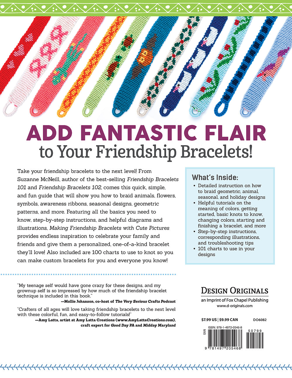 Friendship Bracelets 102: Over 50 Bracelets to Make & Share (Design  Originals) Easy Instructions for Dozens of Designs and Variations;  Braiding, Knotting, Stripes, Diamonds, Waves, and More: McNeill, Suzanne:  9781574212945: Amazon.com: Books