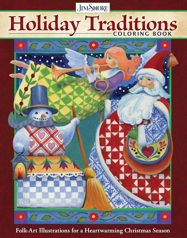 Jim Shore Holiday Traditions Coloring Book - Fox Chapel Publishing Co.