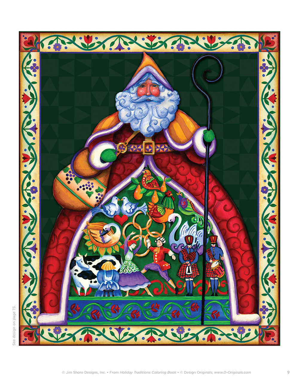 Jim Shore Holiday Traditions Coloring Book - Fox Chapel Publishing Co.