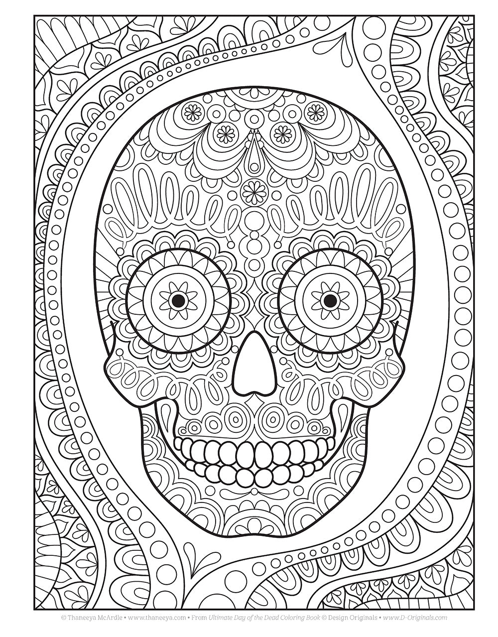 Ultimate Day of the Dead Coloring Book