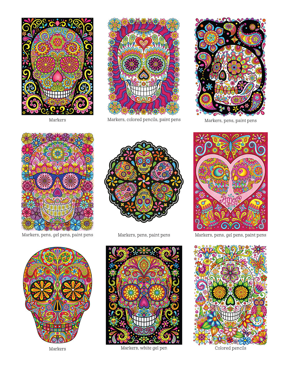 Ultimate Day of the Dead Coloring Book - Fox Chapel Publishing Co.