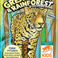 Great Amazon & Rainforest Coloring Book (with stickers)