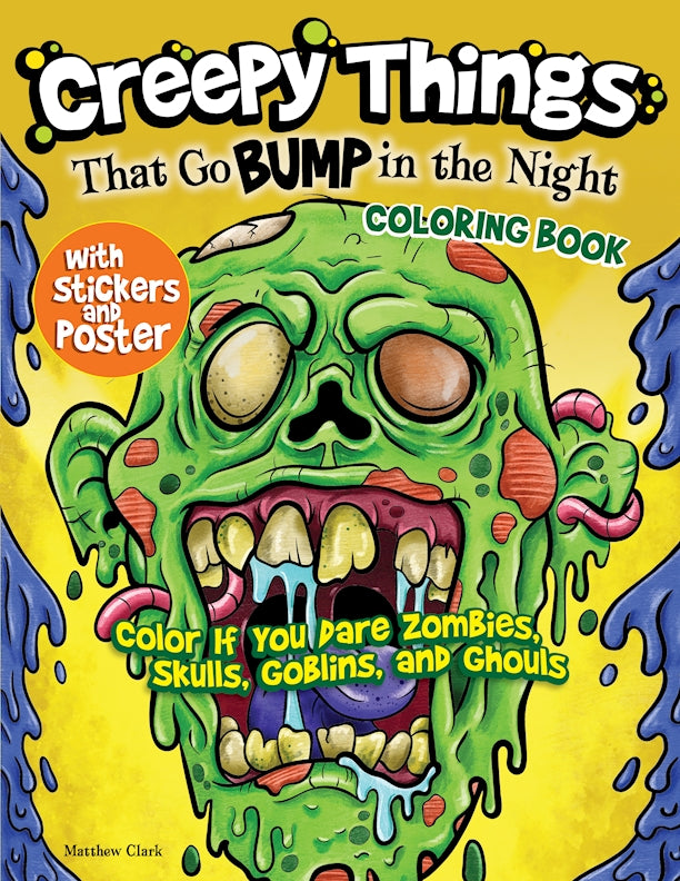 Creepy Things That Go Bump in the Night Coloring Book