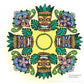 Tropical Island Mandalas Coloring Book