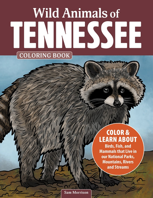 Wild Animals of Tennessee Coloring Book