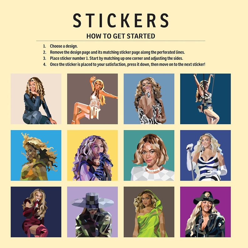 Ultimate Beyonce Sticker Mosaic Art