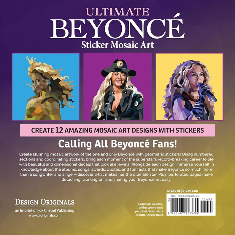 Ultimate Beyonce Sticker Mosaic Art