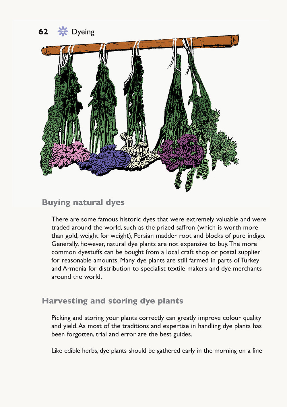 Self-Sufficiency: Spinning, Dyeing and Weaving