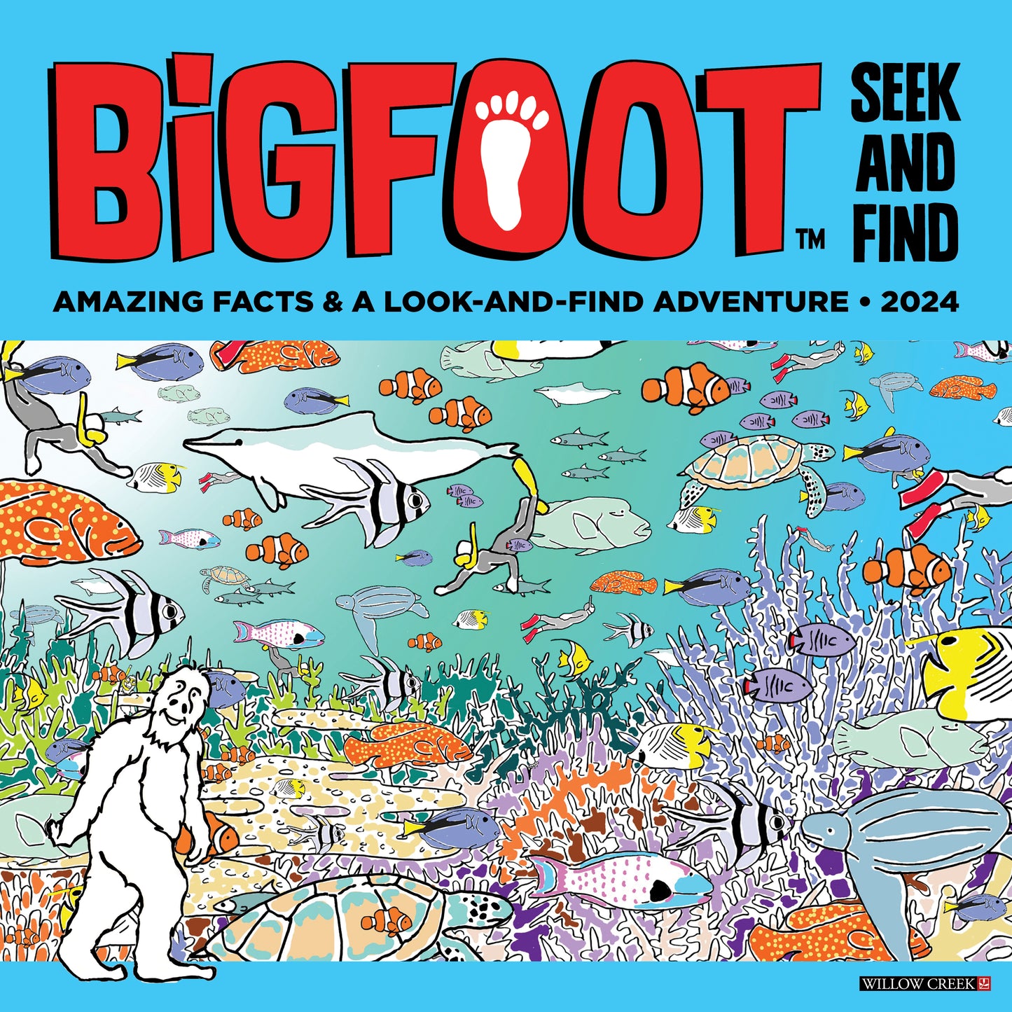 BigFoot Seek and Find Calendar (2024)