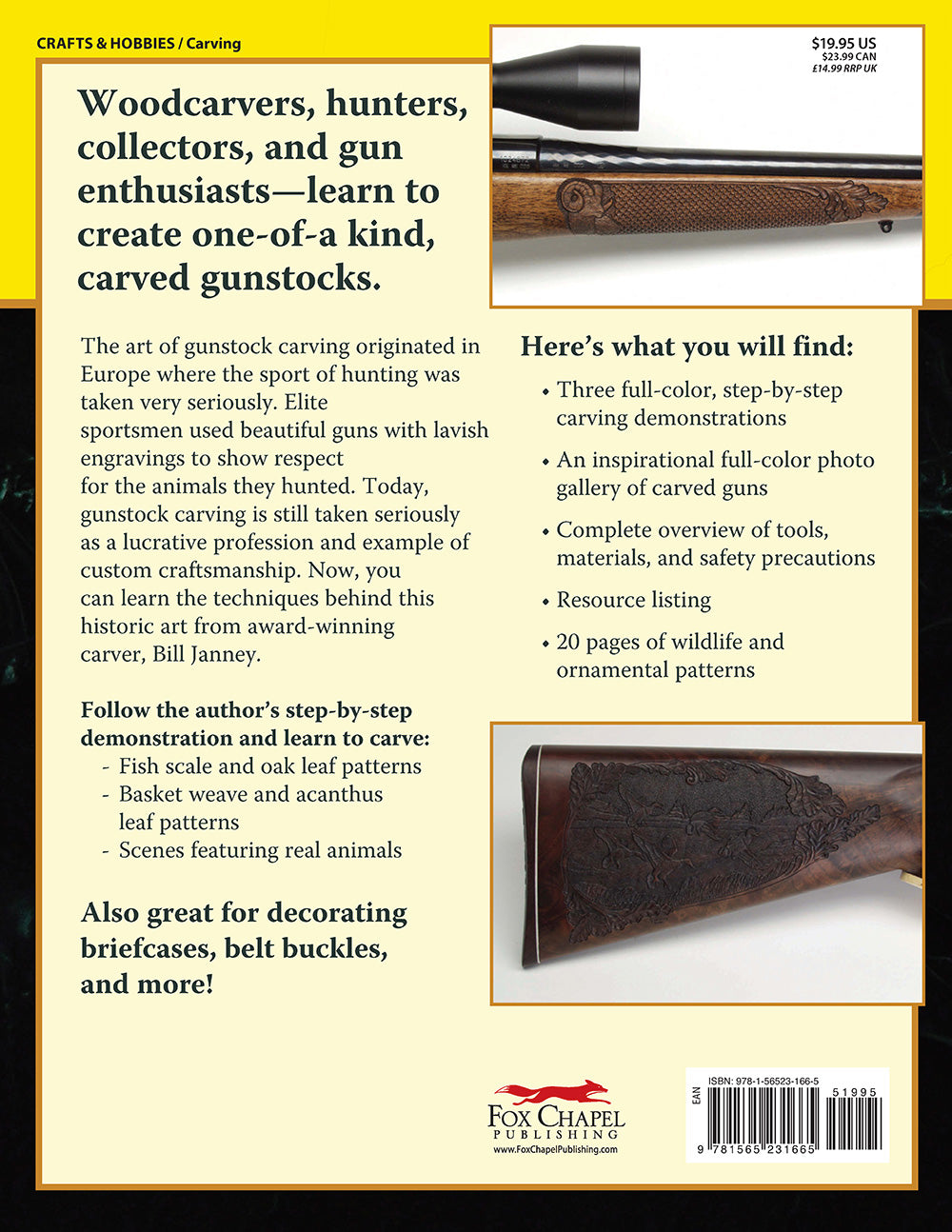 Gunstock Carving - Fox Chapel Publishing Co.