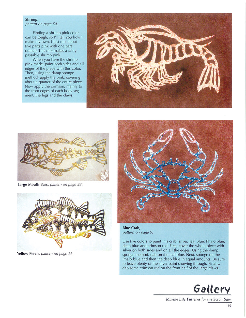 Marine Life Patterns for the Scroll Saw