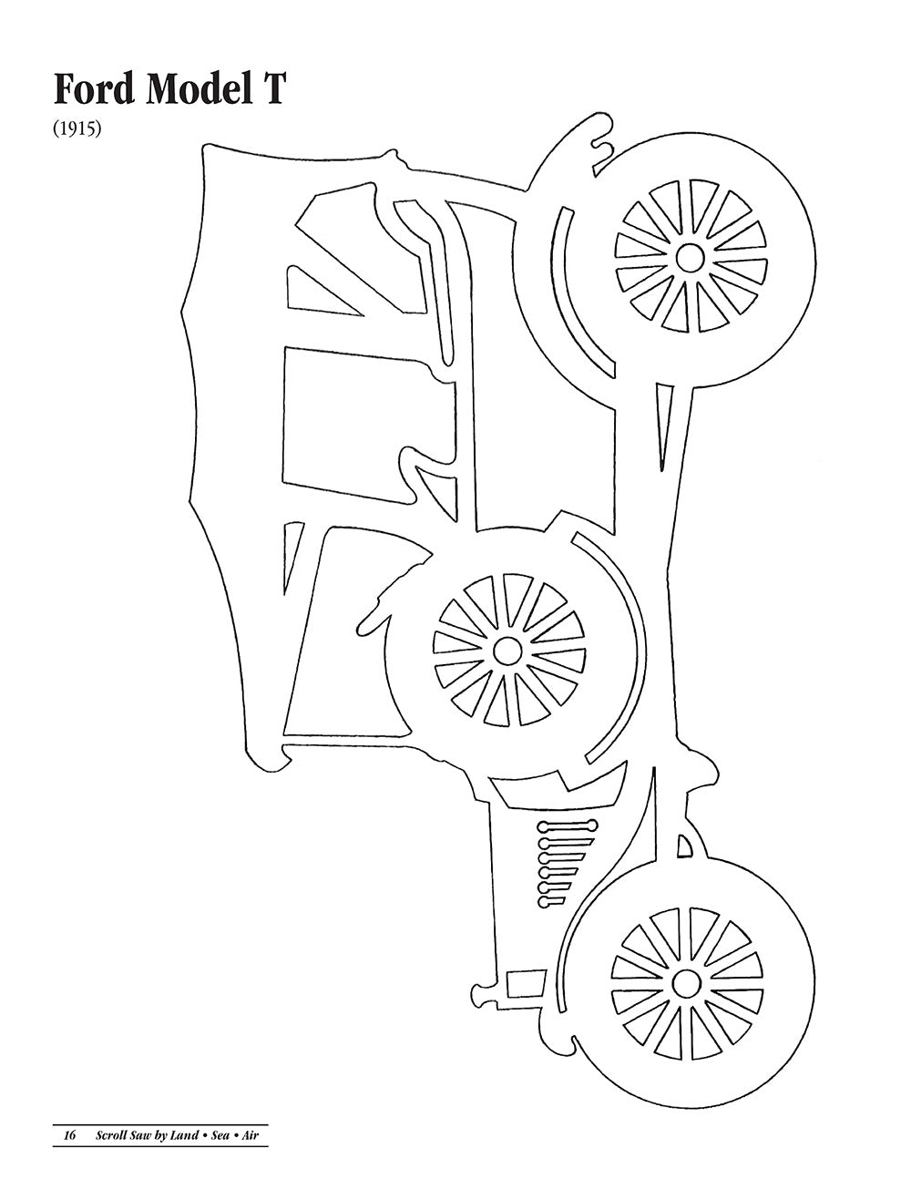 Scroll Saw by Land, Sea and Air - Fox Chapel Publishing Co.
