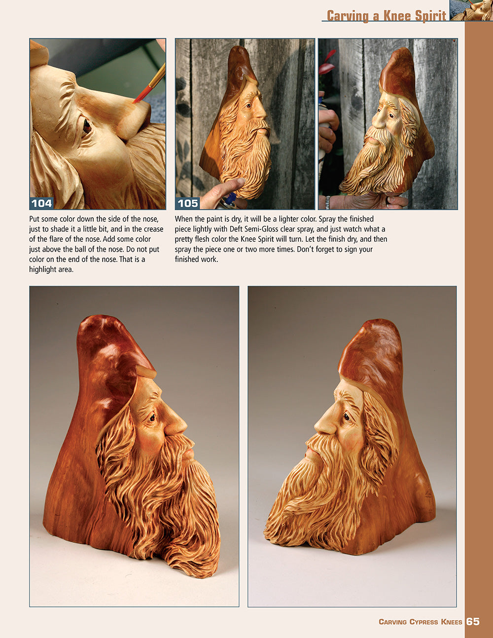 Carving Cypress Knees