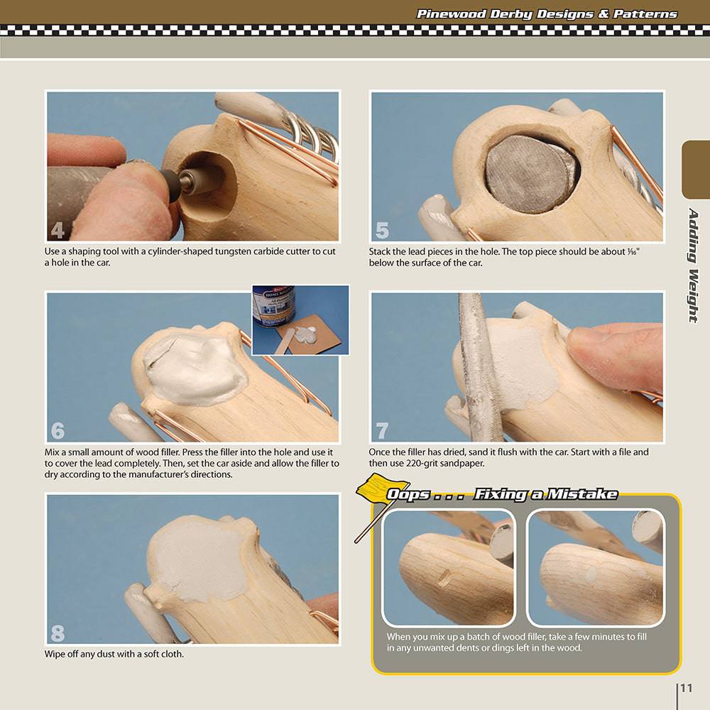 Pinewood Derby Designs & Patterns - Fox Chapel Publishing Co.