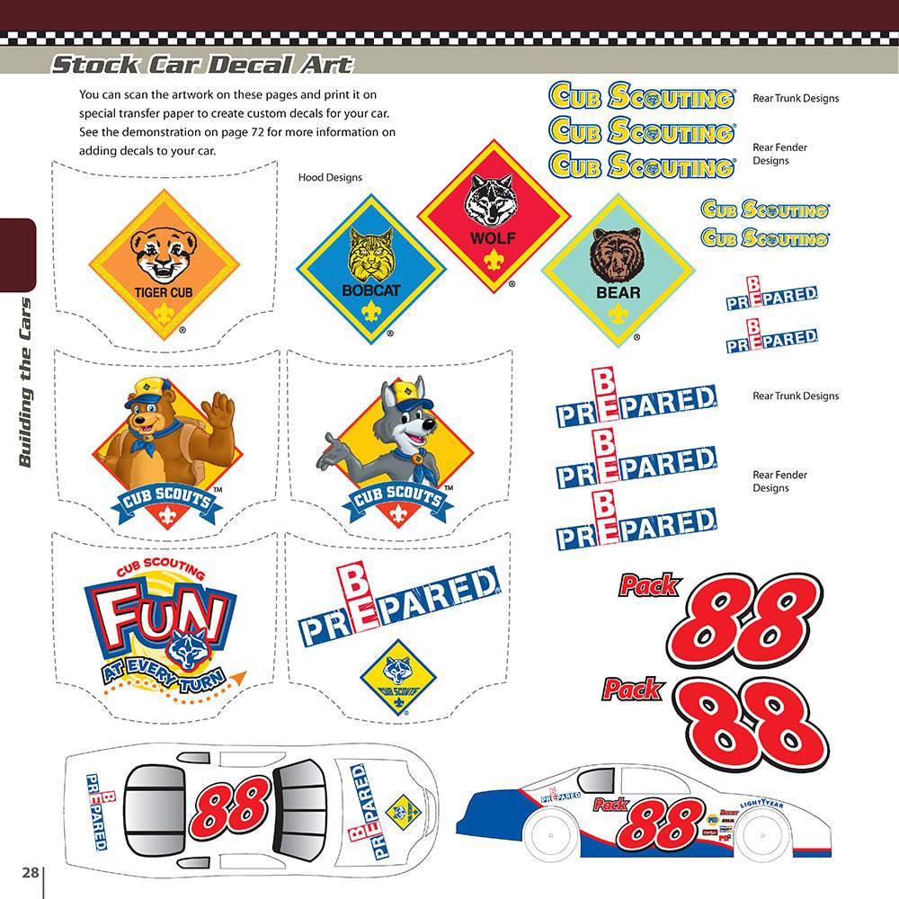 Pinewood Derby Designs & Patterns - Fox Chapel Publishing Co.