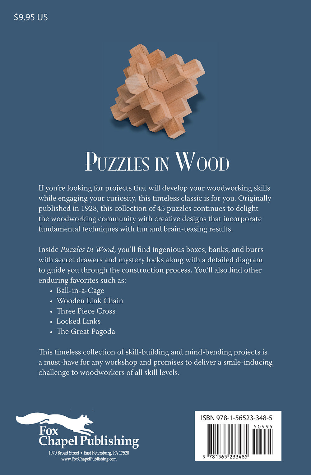 Puzzles in Wood - Fox Chapel Publishing Co.
