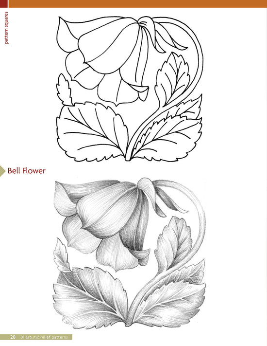 101 Artistic Relief Patterns for Woodcarvers, Woodburners &amp; Crafters ...
