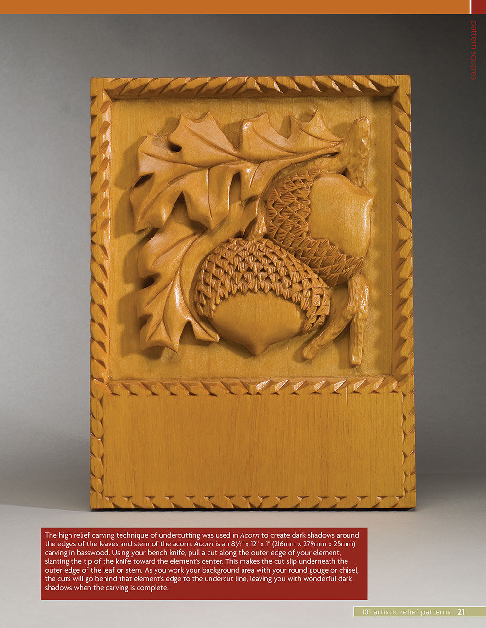101 Artistic Relief Patterns for Woodcarvers, Woodburners & Crafters - Fox Chapel Publishing Co.