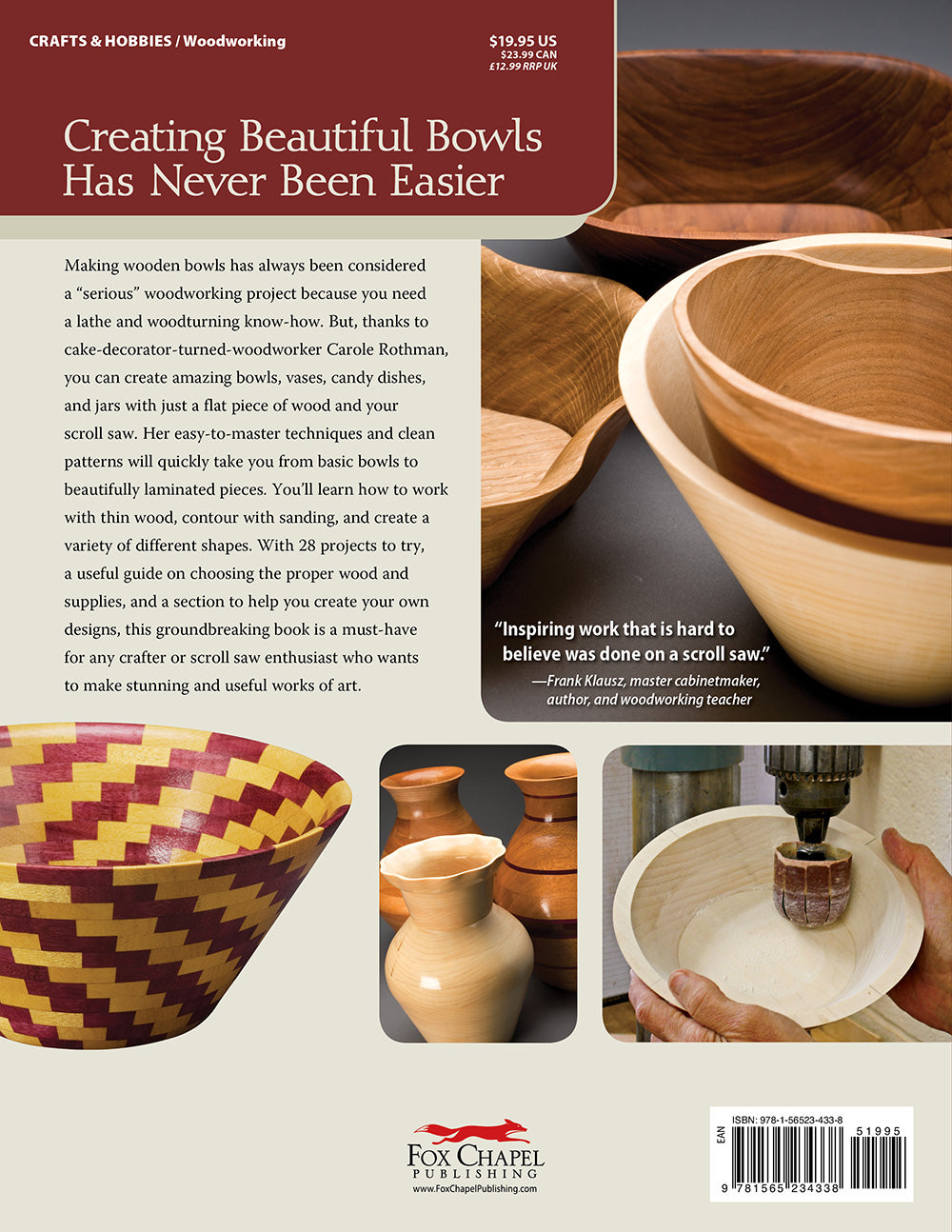 Wooden Bowls from the Scroll Saw - Fox Chapel Publishing Co.