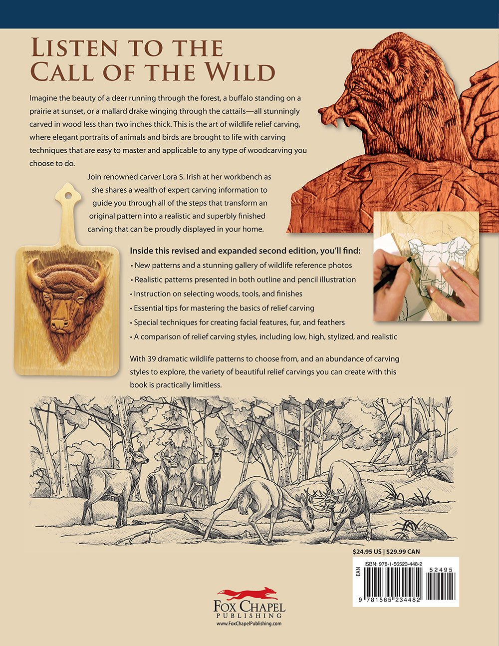 Wildlife Carving in Relief, Second Edition Revised and Expanded - Fox Chapel Publishing Co.