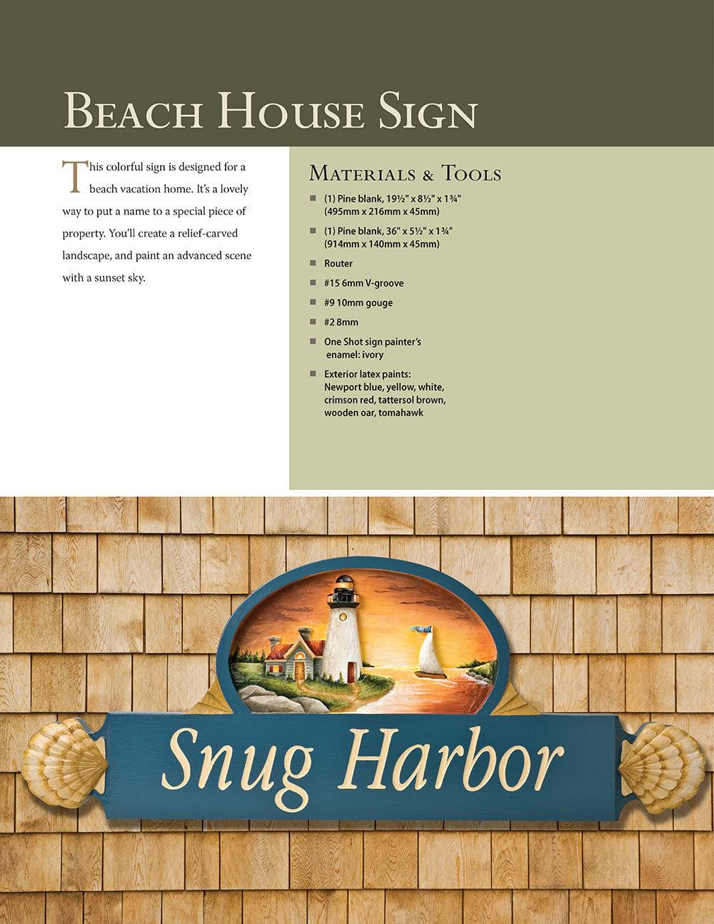 Lettering & Sign Carving Workbook - Fox Chapel Publishing Co.