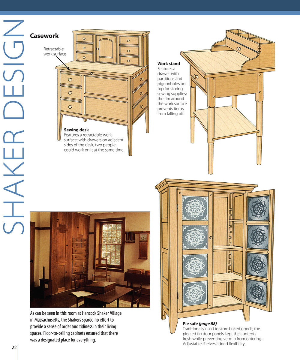 Shaker Furniture (Built to Last) - Fox Chapel Publishing Co.