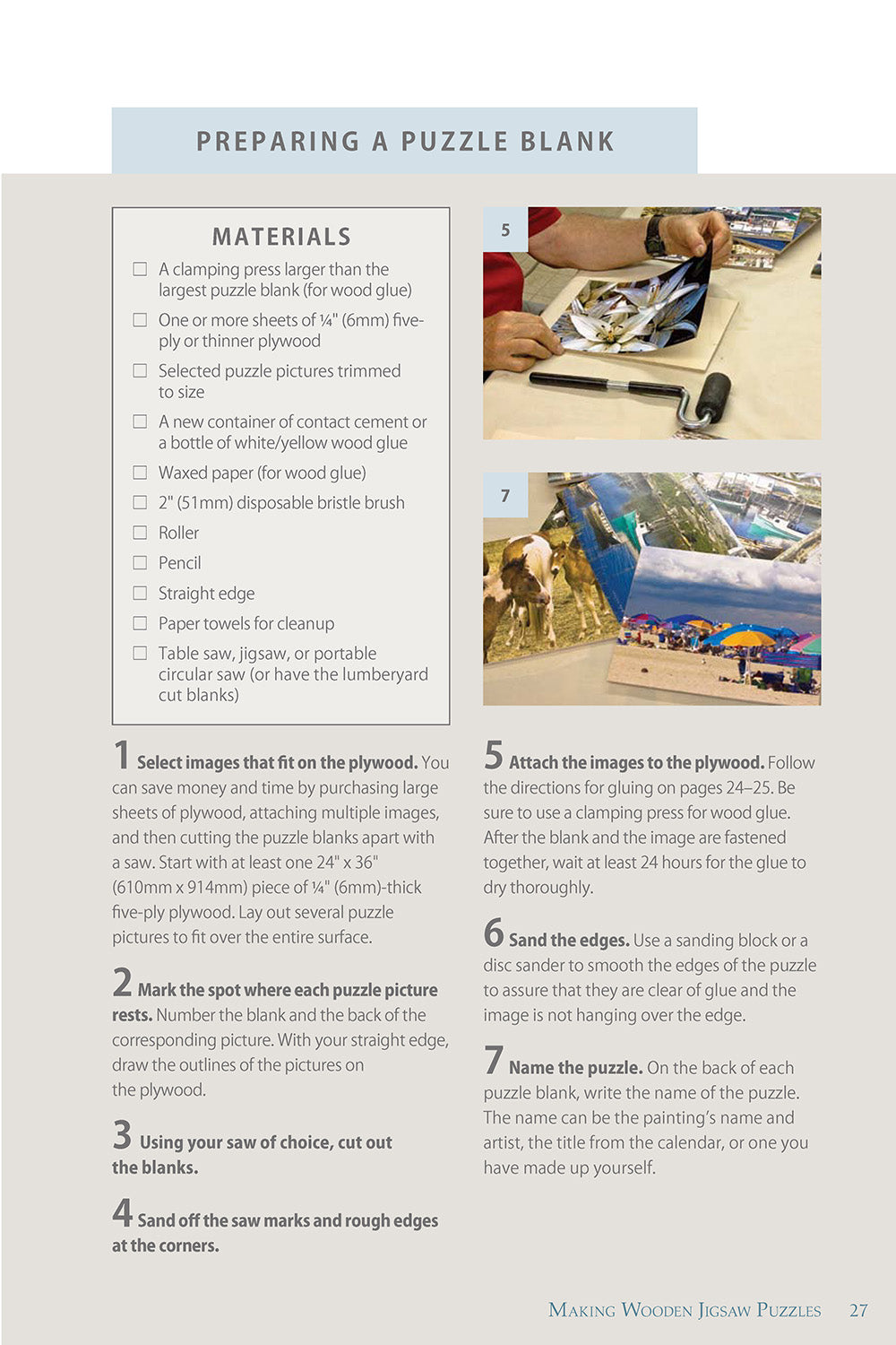 Making Wooden Jigsaw Puzzles - Fox Chapel Publishing Co.