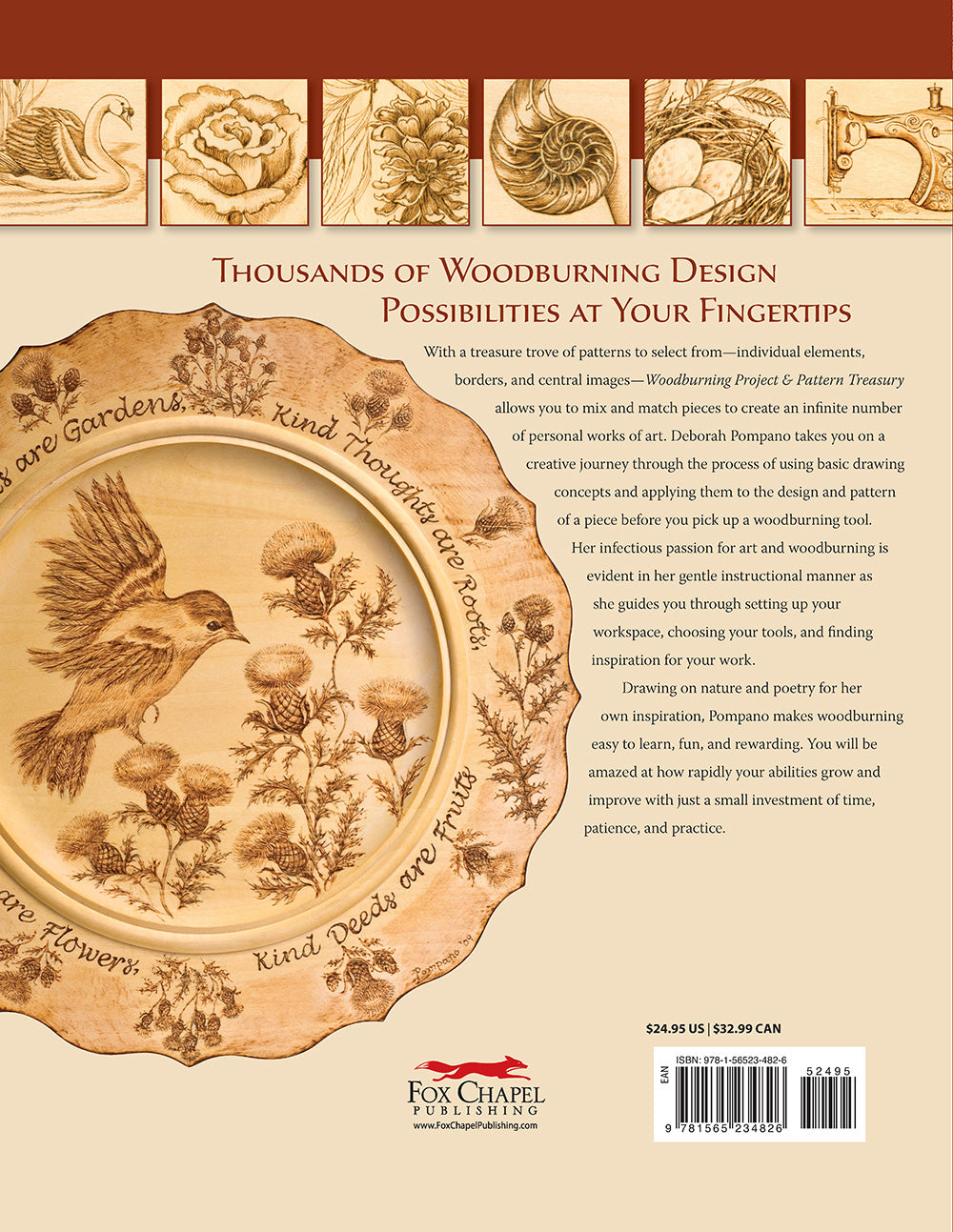 Woodburning Project & Pattern Treasury - Fox Chapel Publishing Co.